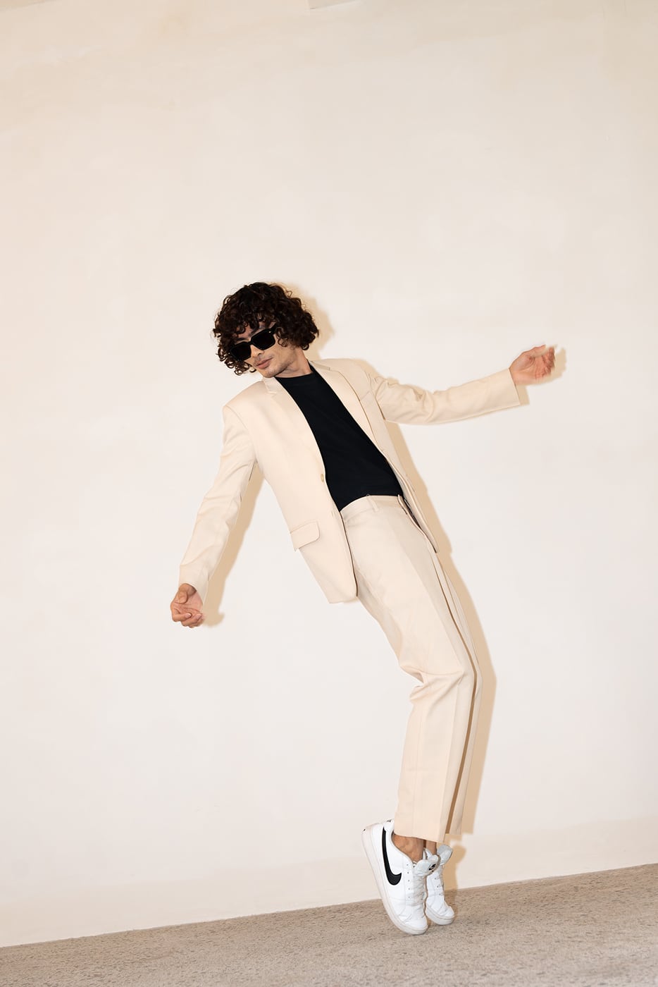 Edgy personal branding photoshoot with flash at Suluh photography studio Bali