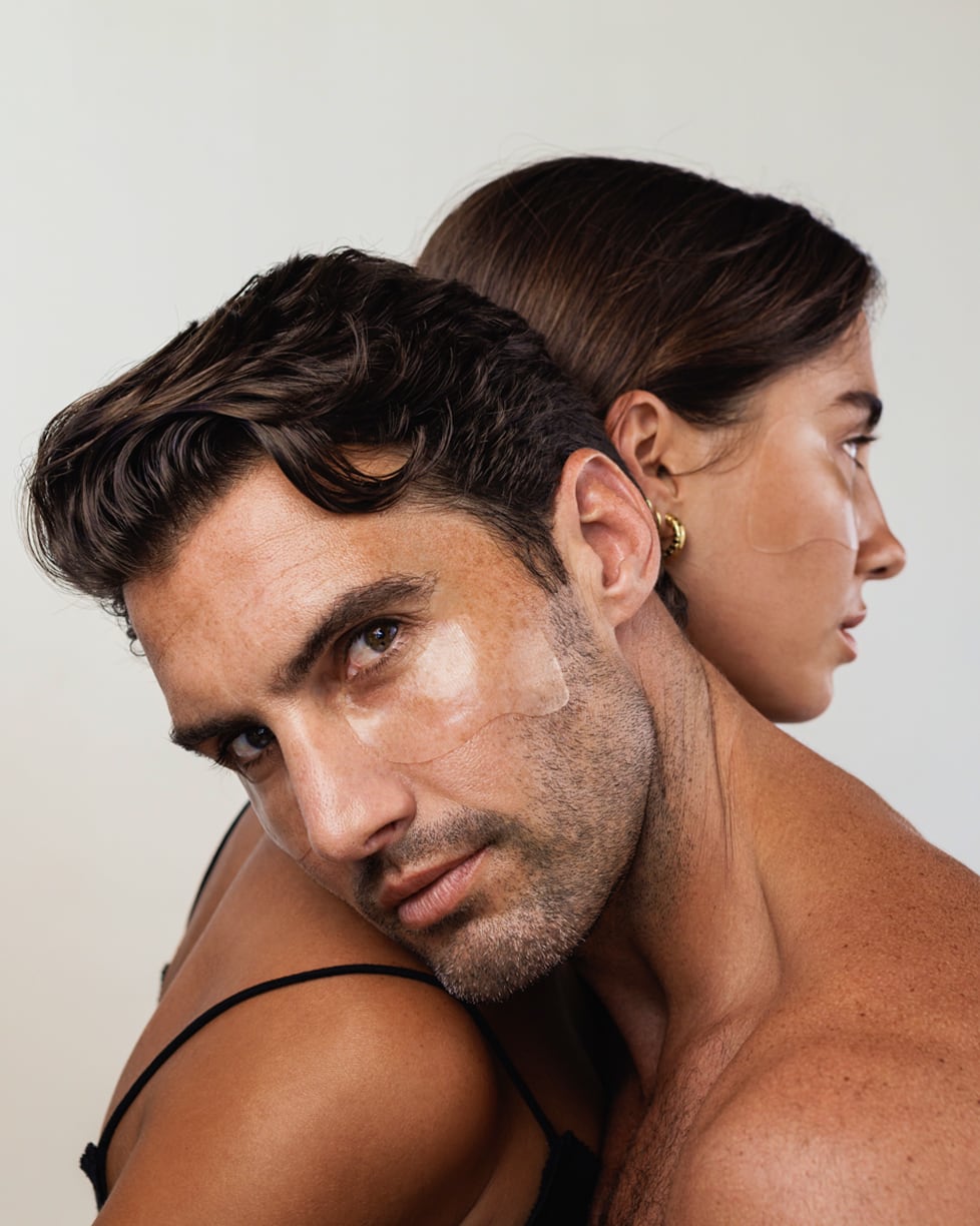 Skincare model photography with soft lighting shot at Suluh Bali studio